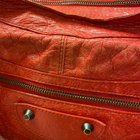 Authentic Balenciaga 💯 Part-time Red Moto Handbag - Picture 12 of 16